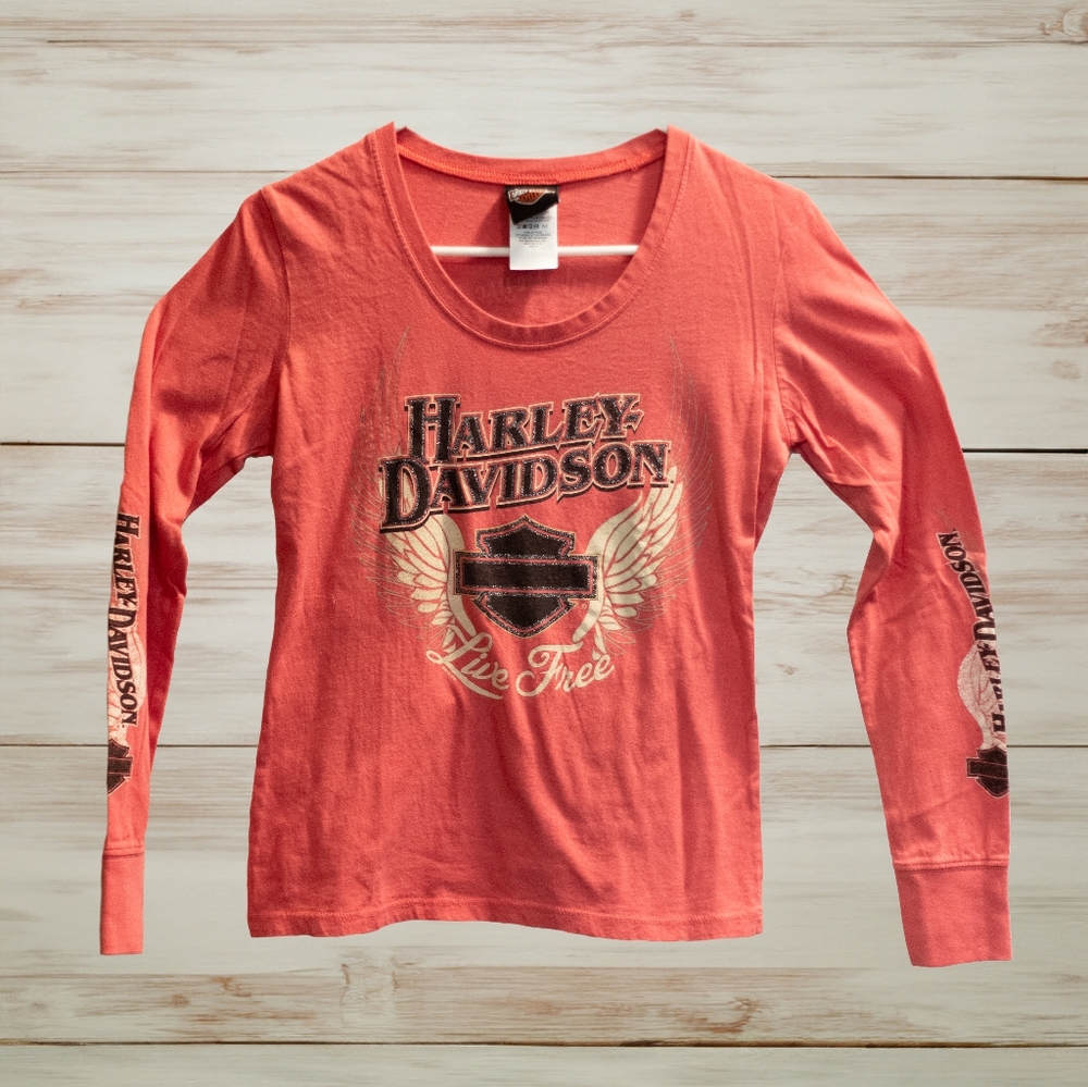 Pink Harley Davidson Shirt